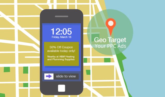 Geographic targeting for PPC ads