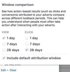 Window Comparison-Attribution Window